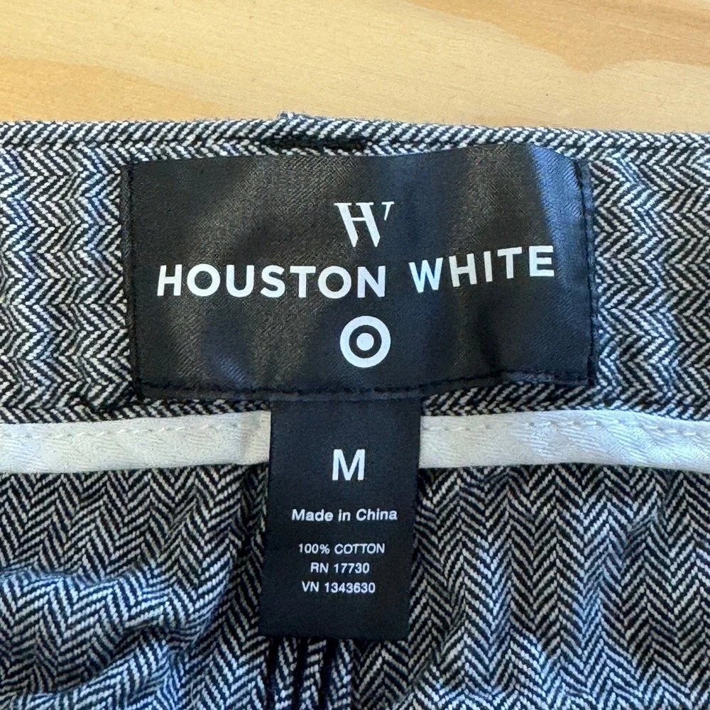 Houston White Adult Relaxed Chino Pants Midweight Cotton Herringbone Pattern Med